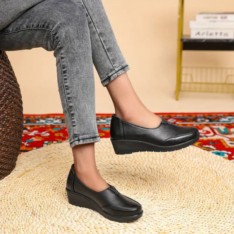 Mocassins Légers pour Femmes - en Cuir à Semelle Flexible